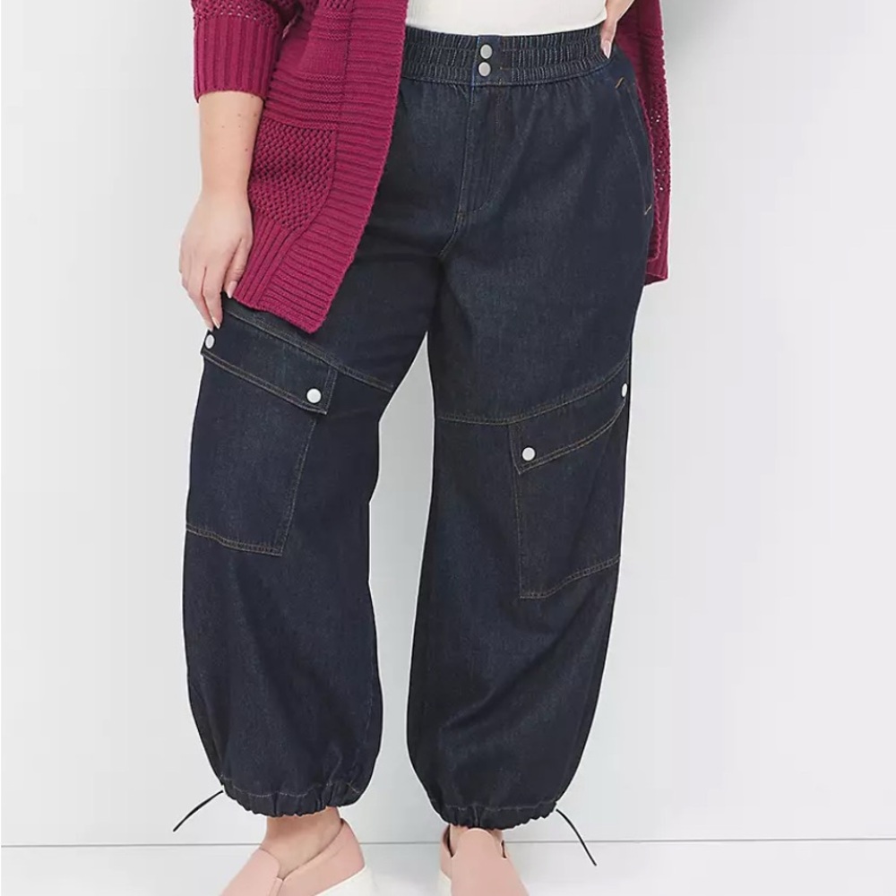 Lane Bryant Parachute Pants-NWT